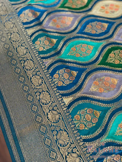 Rama Green Rangkat in Gajji Silk