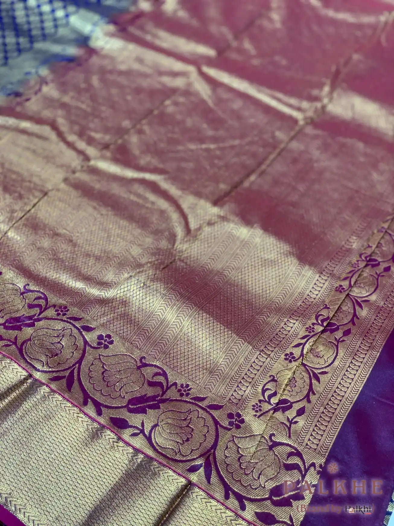 Royal Blue Buttis in Pure Kanjivaram Silk