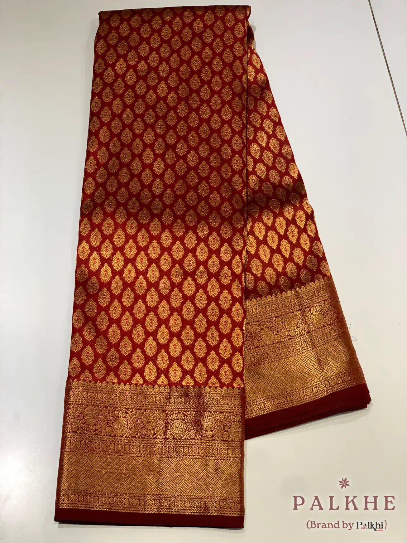 Maroon Buttis in Pure Kanjivaram Silk