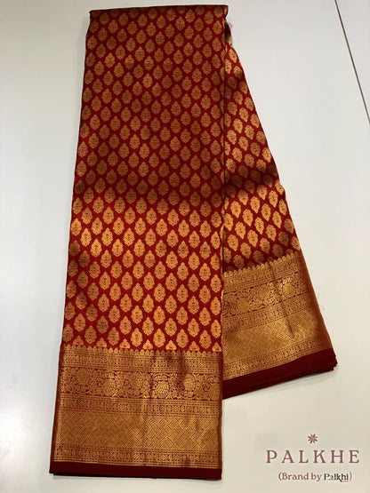 Maroon Buttis in Pure Kanjivaram Silk