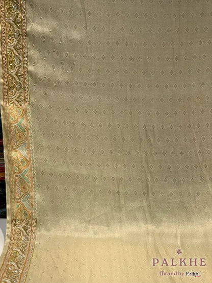 Multicolor Pashmina Tissue x Hand Embroidery