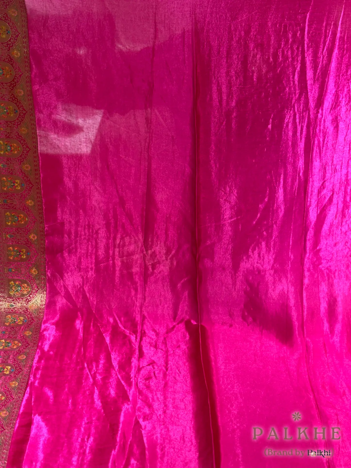 Dark Pink Rangkat Banarasi in Silk