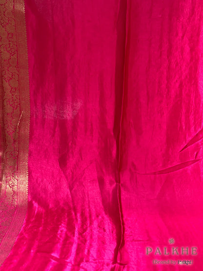 Pink Banarasi Rangkat in Silk