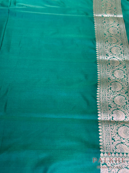 Rama Green Banarasi Buttis in Pure Silk