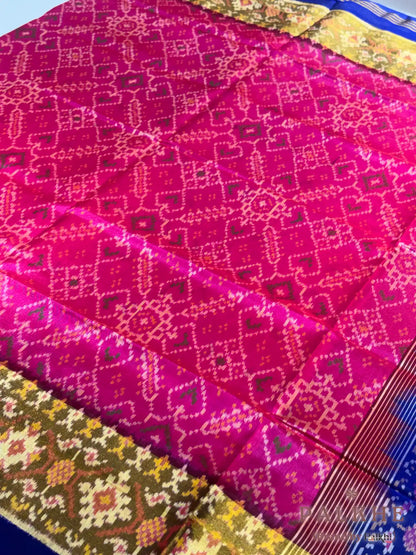 Rani Pink Patola in Pure Silk