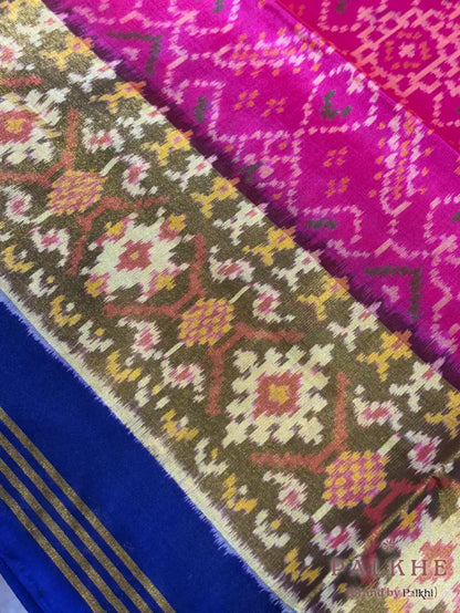 Rani Pink Patola in Pure Silk