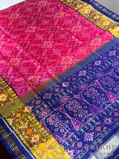 Rani Pink Patola in Pure Silk