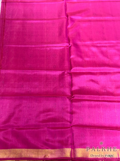 Pink Patola in Tissue Silk
