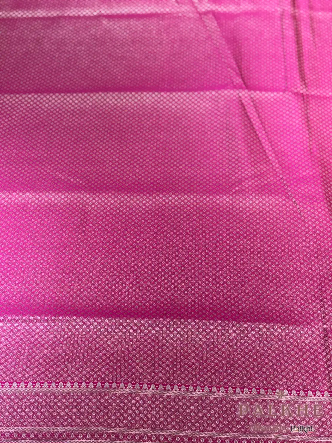 Pink Banarasi Buttis in Pure Silk