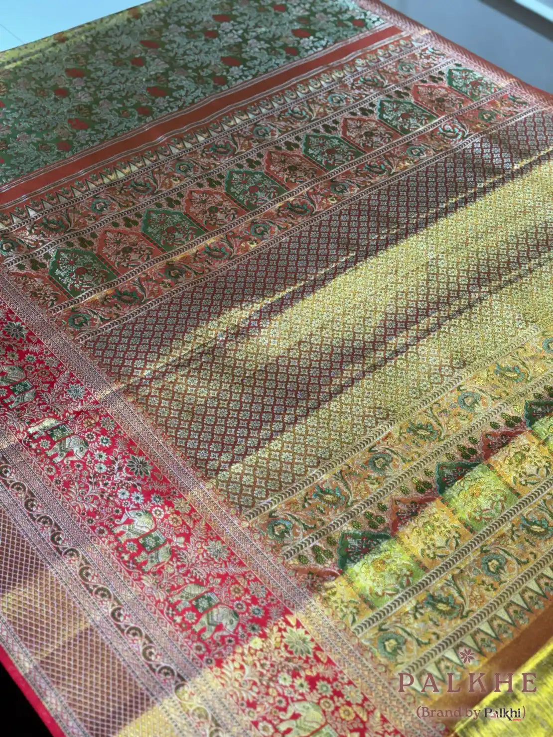 Multi Colored Kanjivaram in Pure Silk
