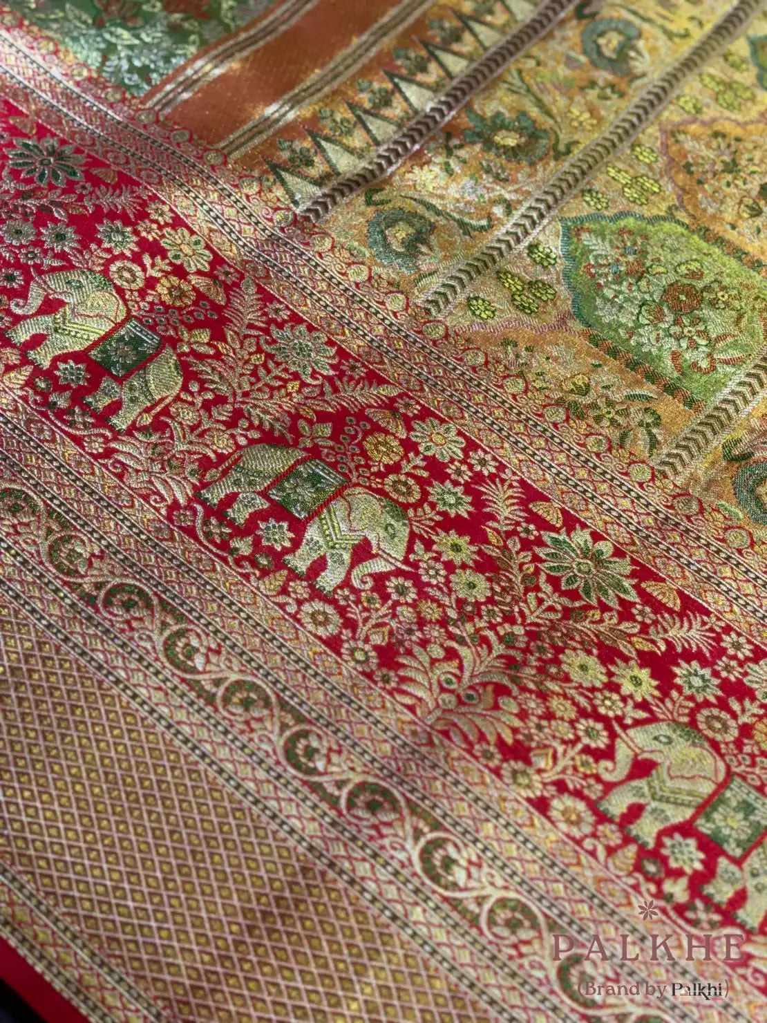 Multi Colored Kanjivaram in Pure Silk