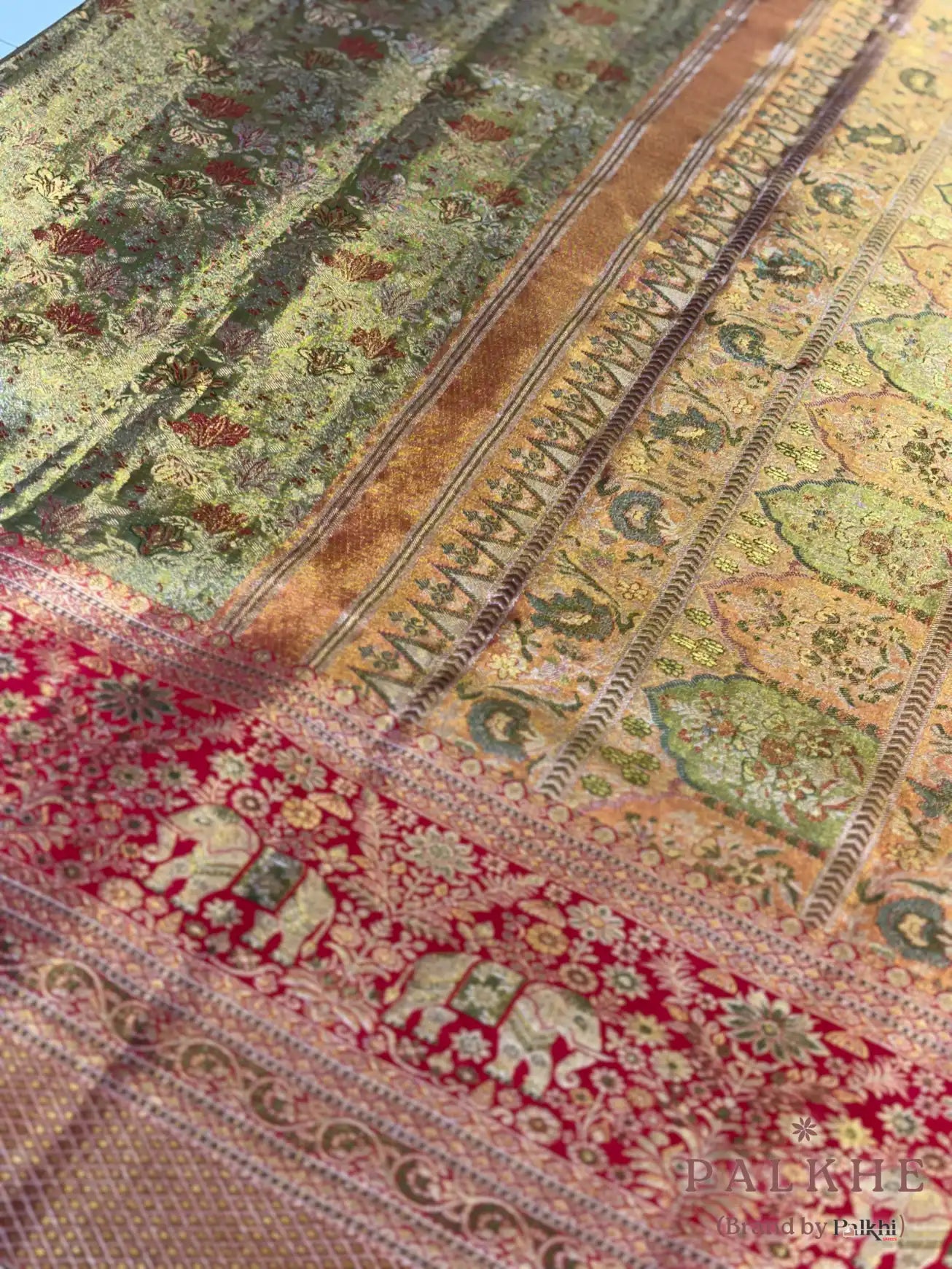Multi Colored Kanjivaram in Pure Silk