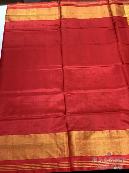 Mustard Yellow Patola in Pure Silk