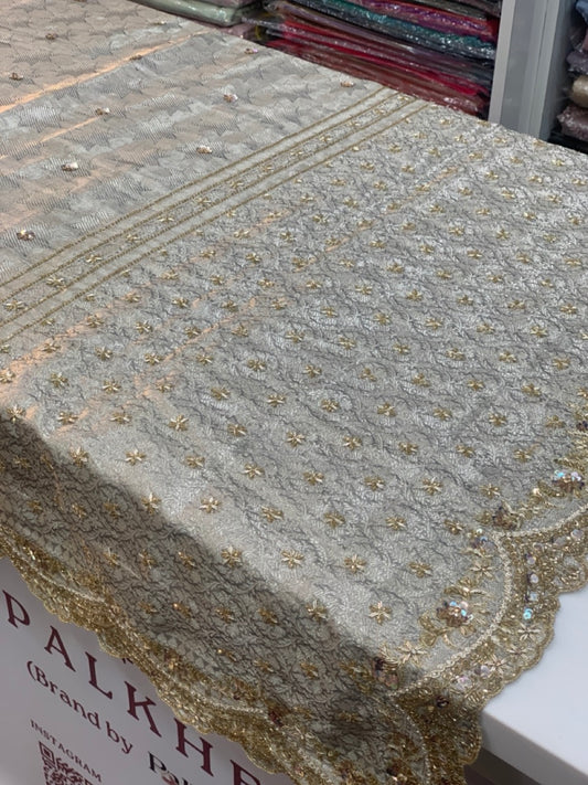 BANARASI BROCADE KORA TISSUE X ZARDOZI