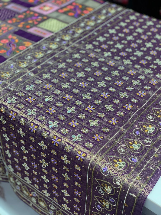 BANARASI RANGKAT PEACOCK DESIGN X ZARDOZI
