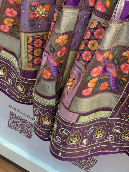 BANARASI RANGKAT PEACOCK DESIGN X ZARDOZI