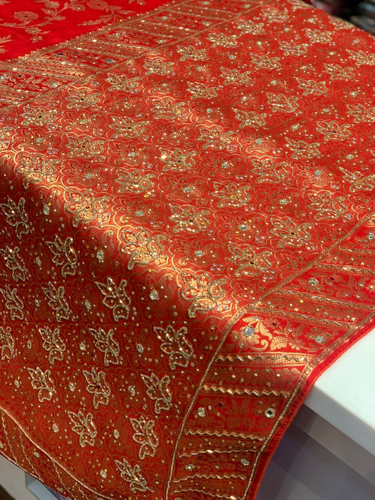 BANARASI SOFT DOLA SILK X CUTDANA WORK