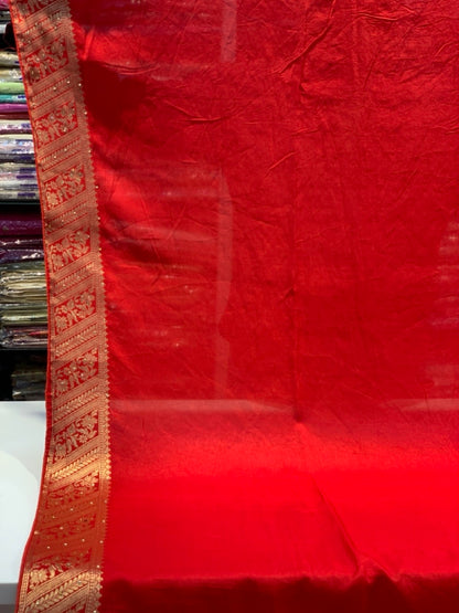 BANARASI SOFT DOLA SILK X CUTDANA WORK