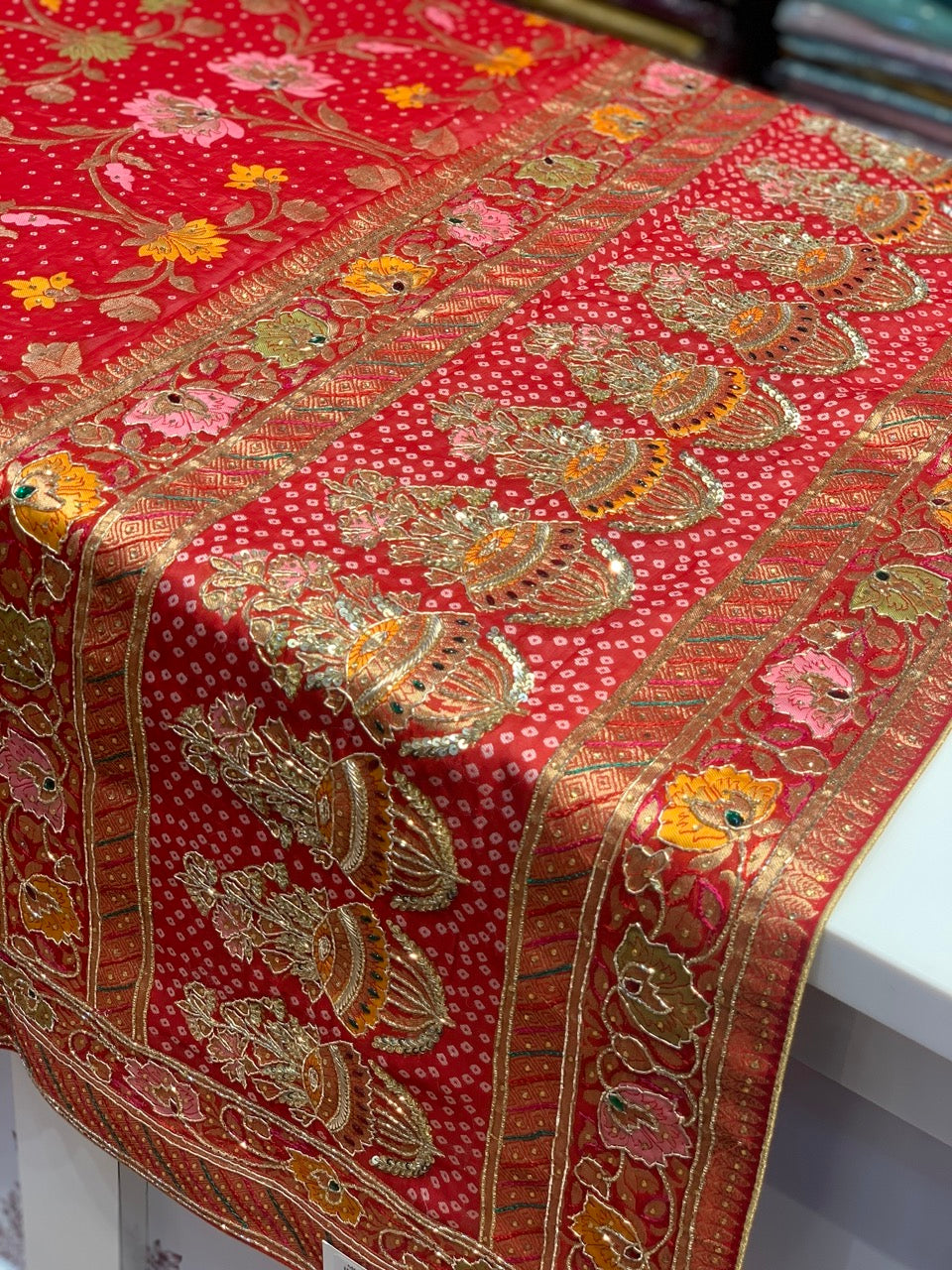 BANARASI GEORGETTE JAAL X ZARDOZI