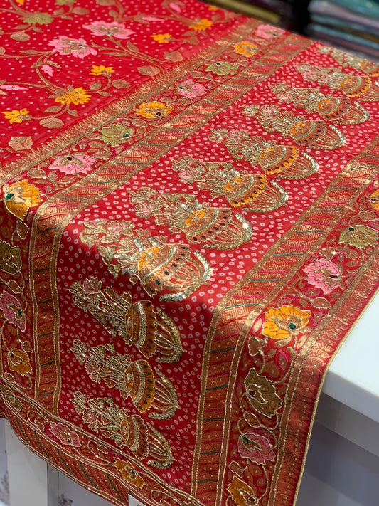 BANARASI GEORGETTE JAAL X ZARDOZI