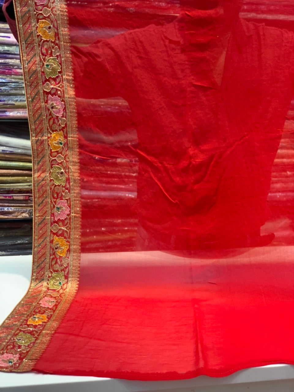 BANARASI GEORGETTE JAAL X ZARDOZI