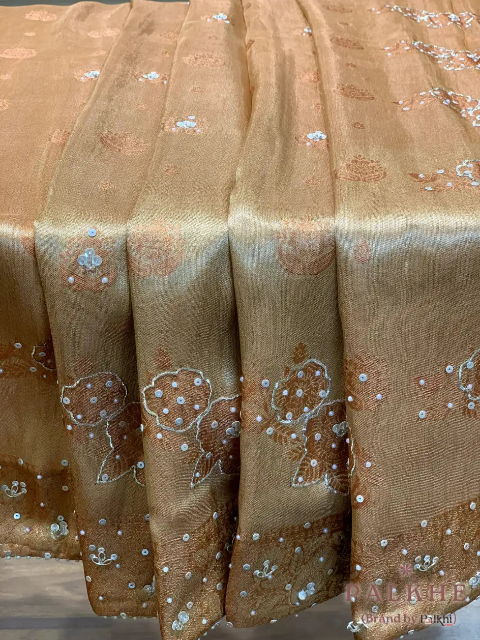 Rust Floral Buttas Fancy x Hand Embroidery
