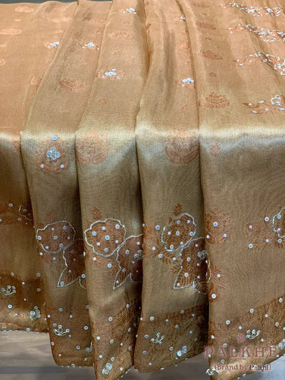 Rust Floral Buttas Fancy x Hand Embroidery