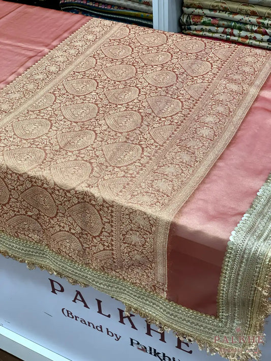 Copper Kiran Border Tissue x Hand Embroidery (CS14)