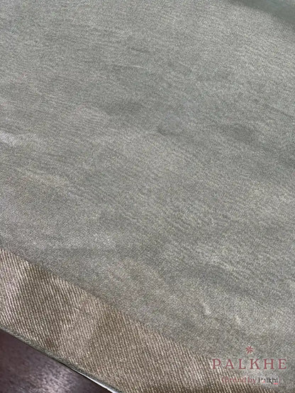 Light Blue Banarasi in Pure Tissue Silk (CP84)