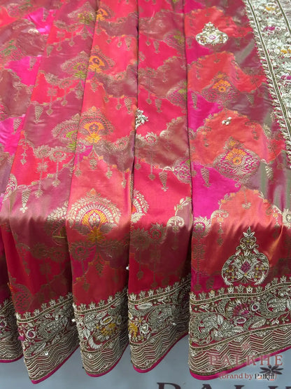 Multicolor Rangkat Banarasi x Hand Embroidery (CN17)