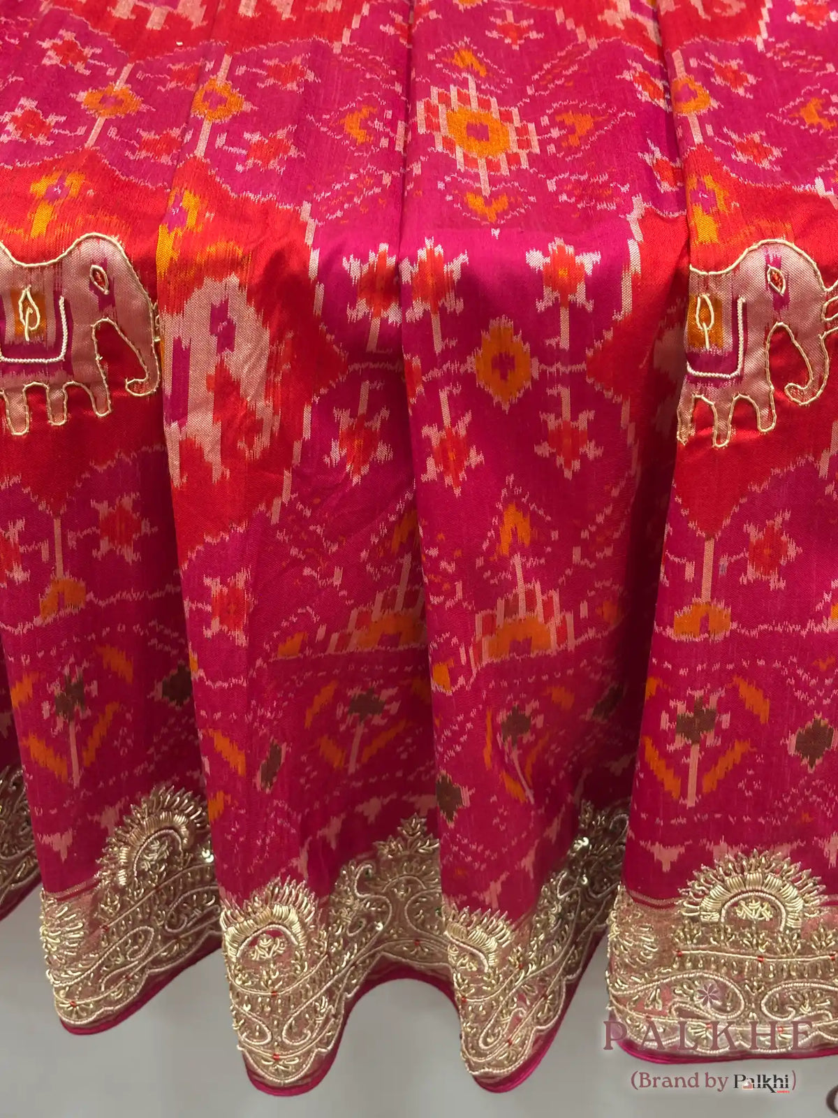 Rani Pink Patola x Hand Embroidery (CS05)
