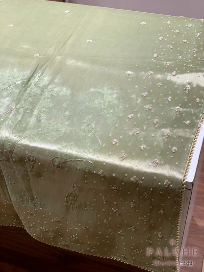 Pista Green Fancy x Hand Embroidery (CO48)