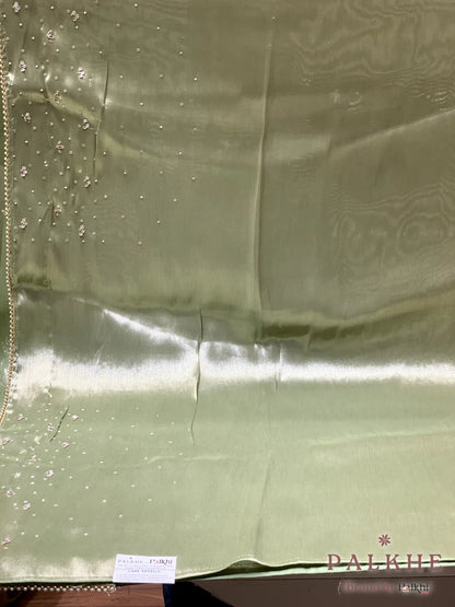 Pista Green Fancy x Hand Embroidery (CO48)