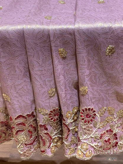 Lavender Tissue x Hand Embroidery (CU02)