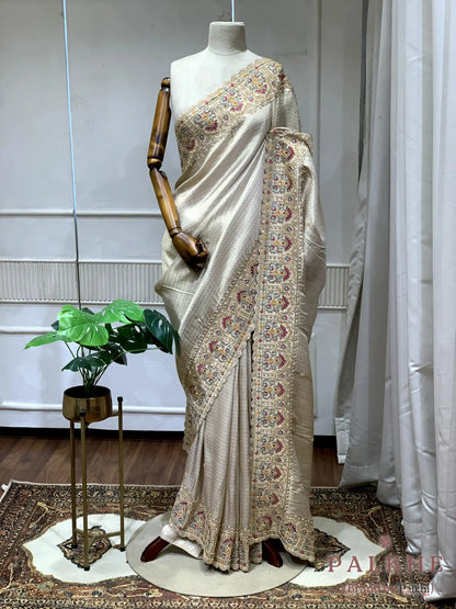 Champagne Zigzag Fancy x Hand Embroidery (CU08)
