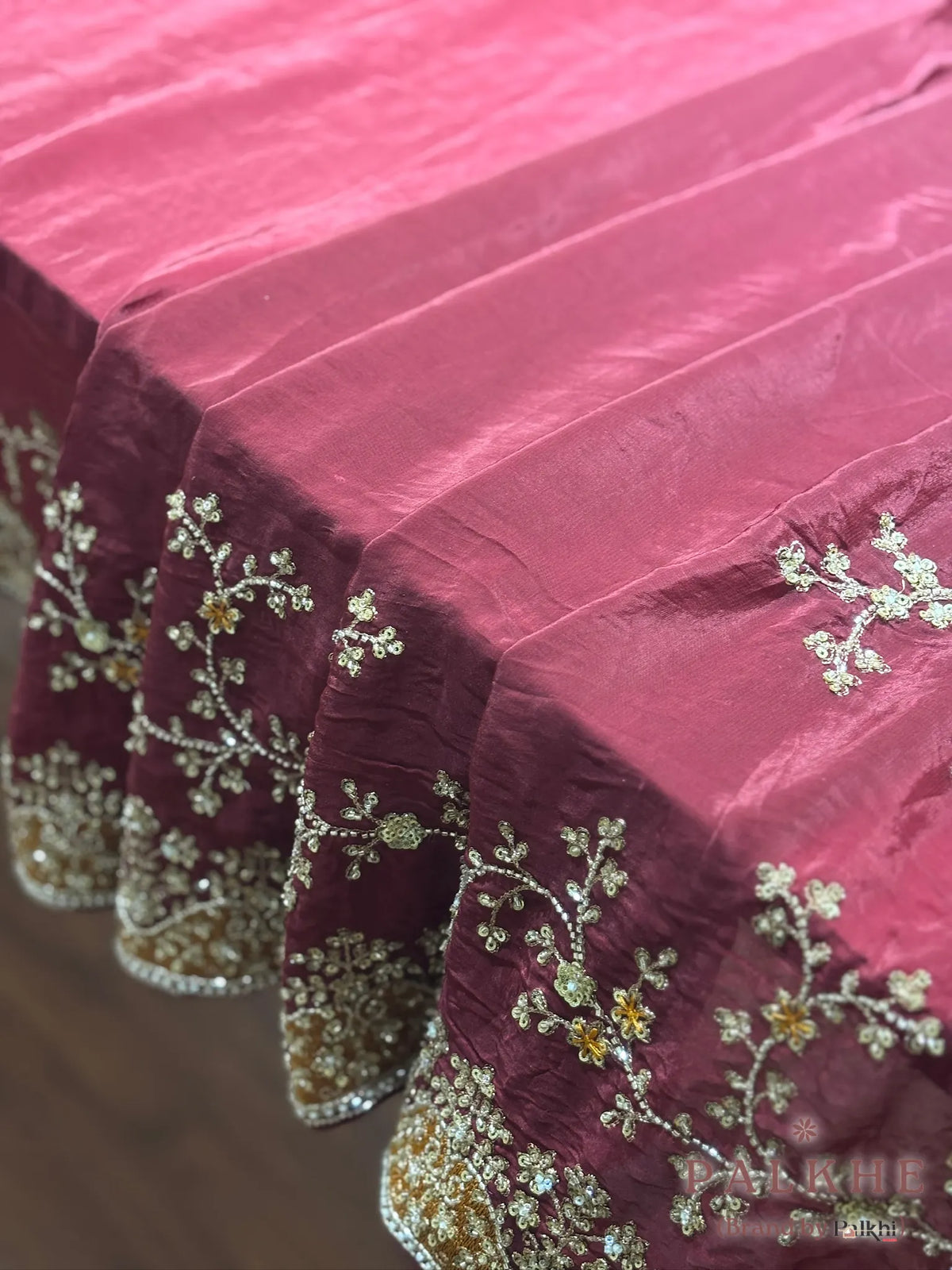 Maroon Fancy x Hand Embroidery