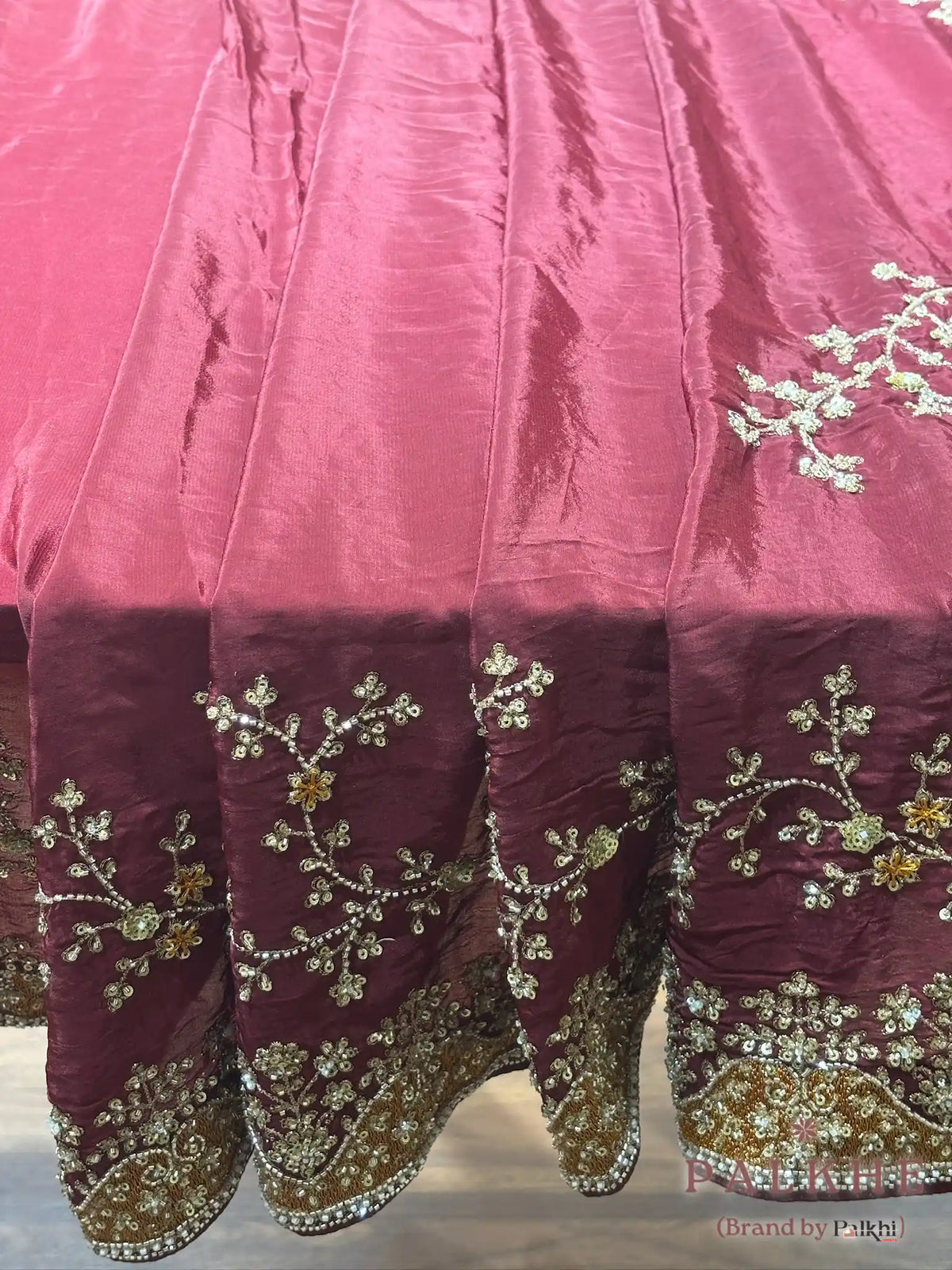 Maroon Fancy x Hand Embroidery