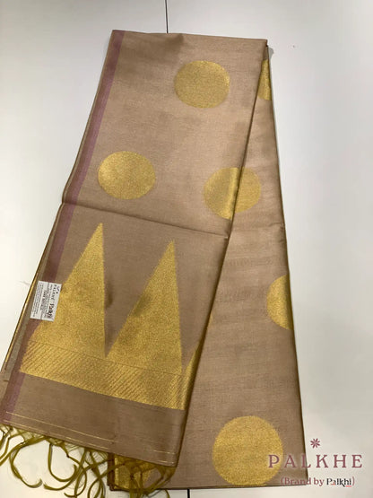 Baby Pink Tussar Silk