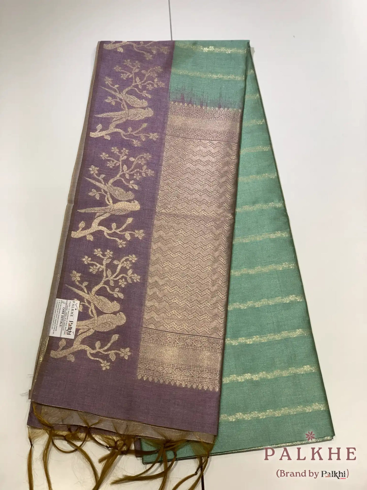 Green Tussar Silk