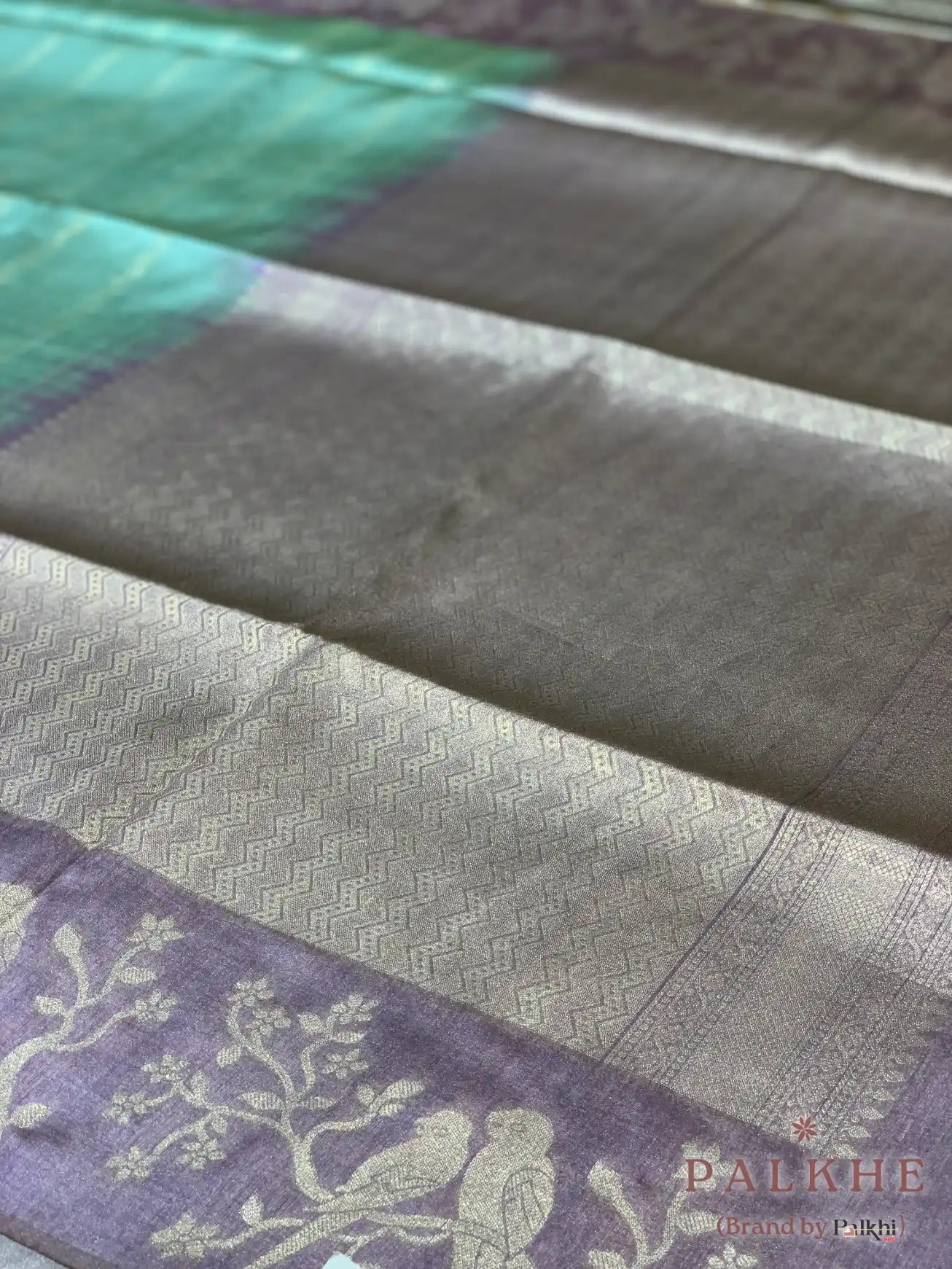 Green Tussar Silk