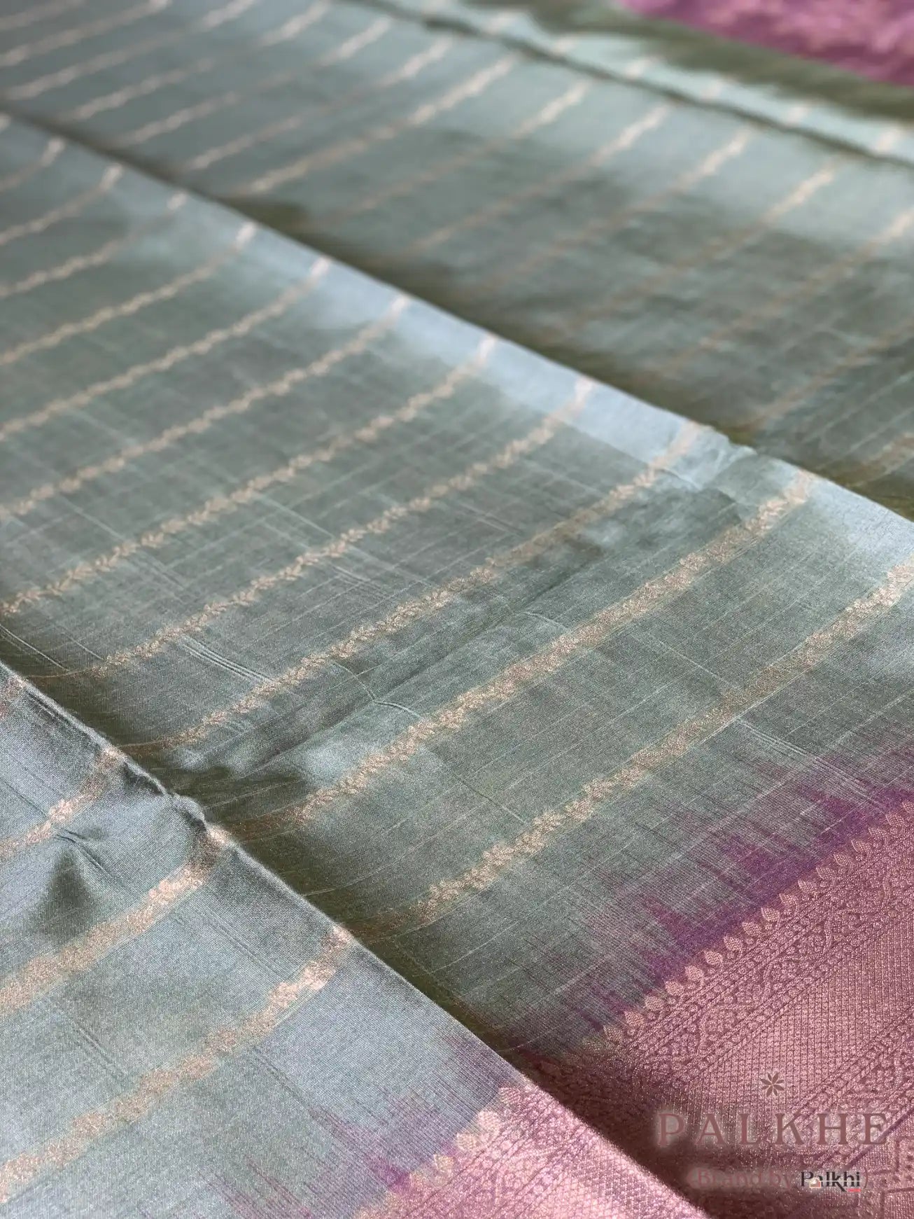 Green Tussar Silk