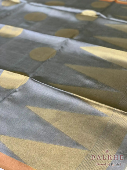Grey Tussar Silk