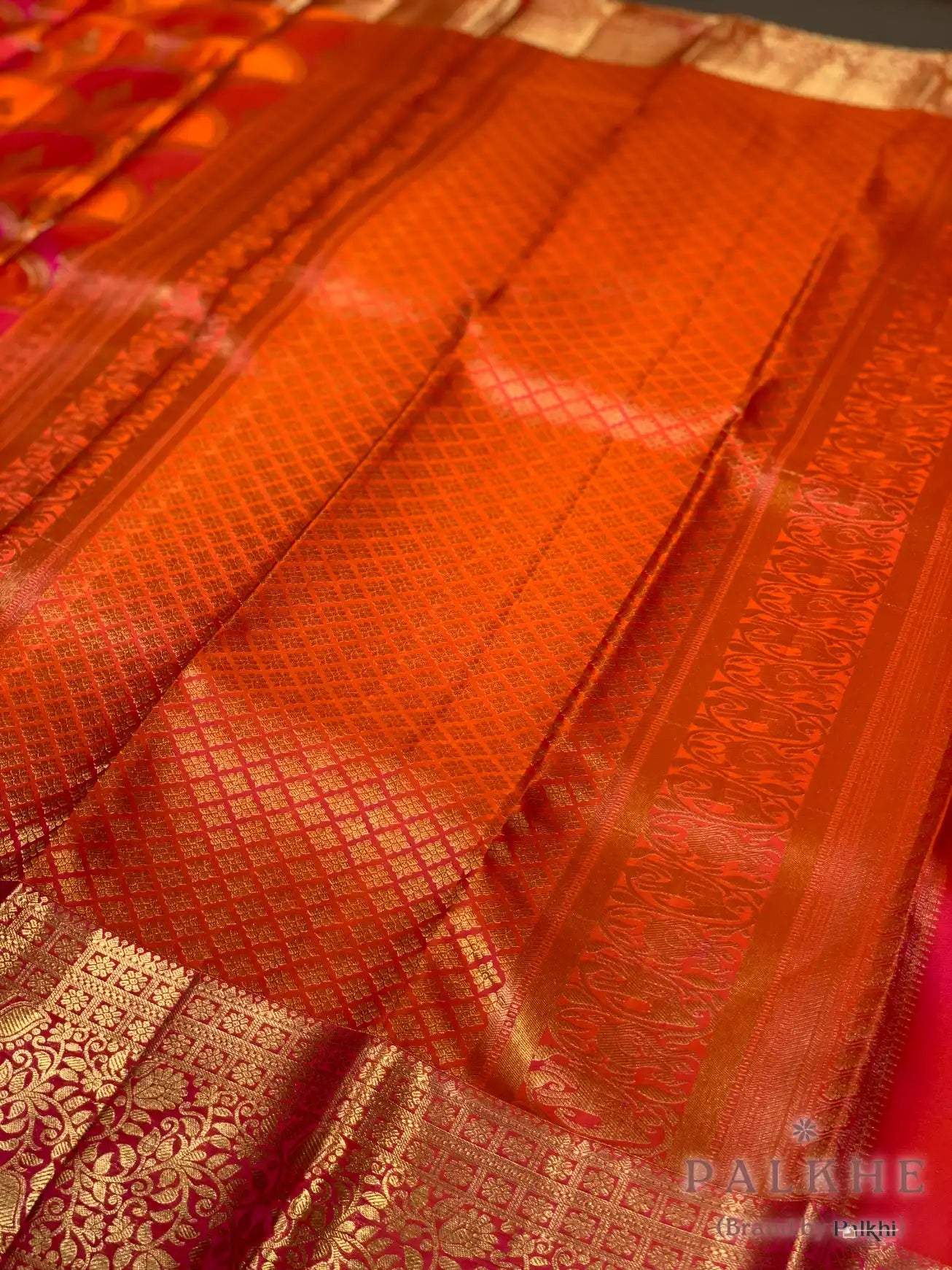 Multicolor Kanjivaram Brocade in Pure Silk