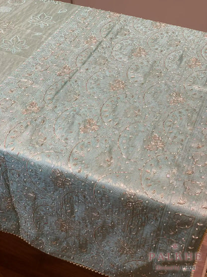 Mint Green Fancy x Hand Embroidery