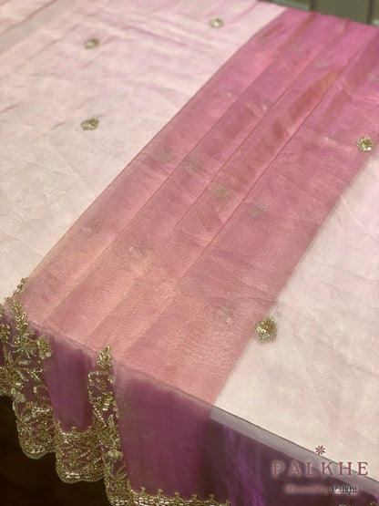 Pink Buttis Tissue x Hand Embroidery (CH20)