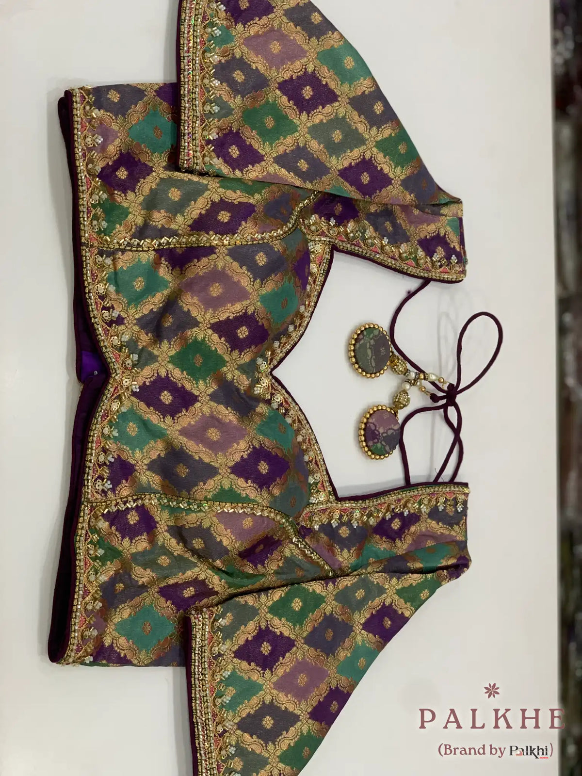 Lavender Fancy in Semi Ho Silk With ready Blouse (CS00)