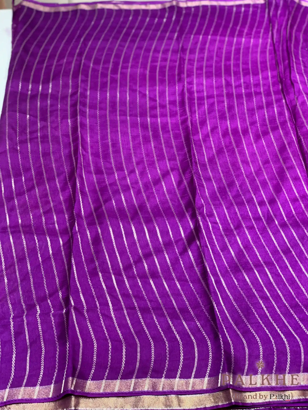 Purple Kanjivaram Geometric in Semi Kanjivaram Patola (CS89)
