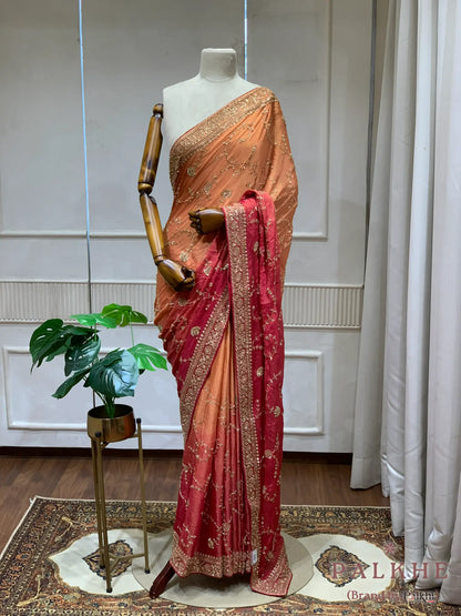 Ombre Jaal Fancy x Hand Embroidery (CT90)