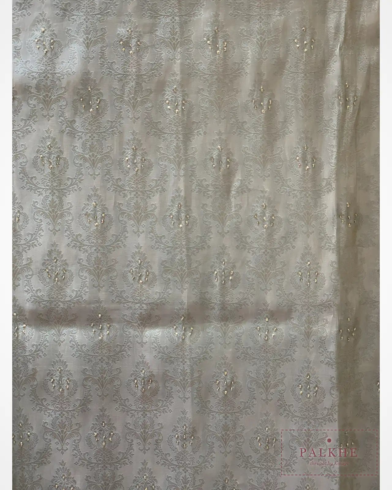 Aqua Blue Pure Silk Kanjivaram x Hand Embroidery