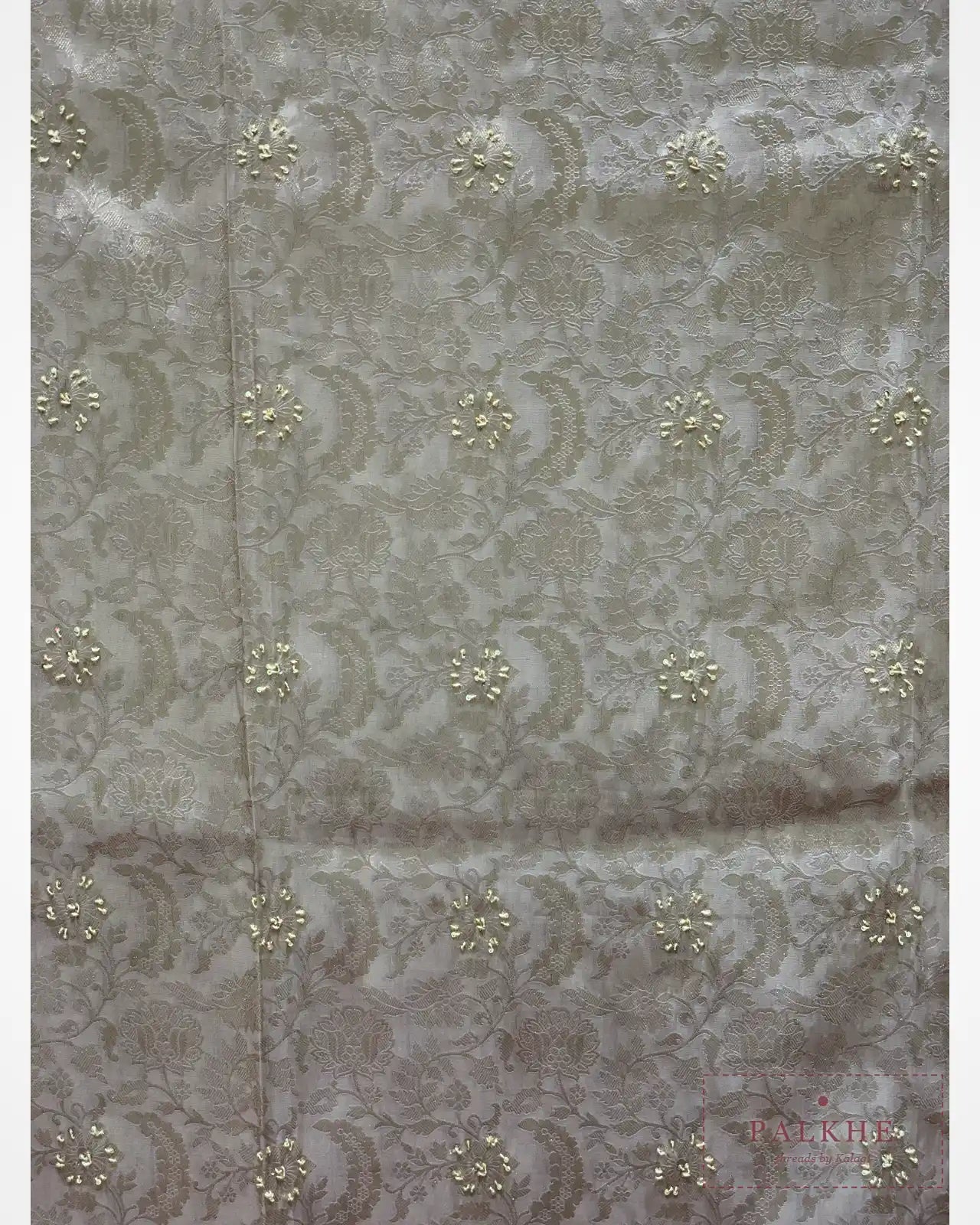 Lilac Pure Silk Banarasi x Hand Embroidery